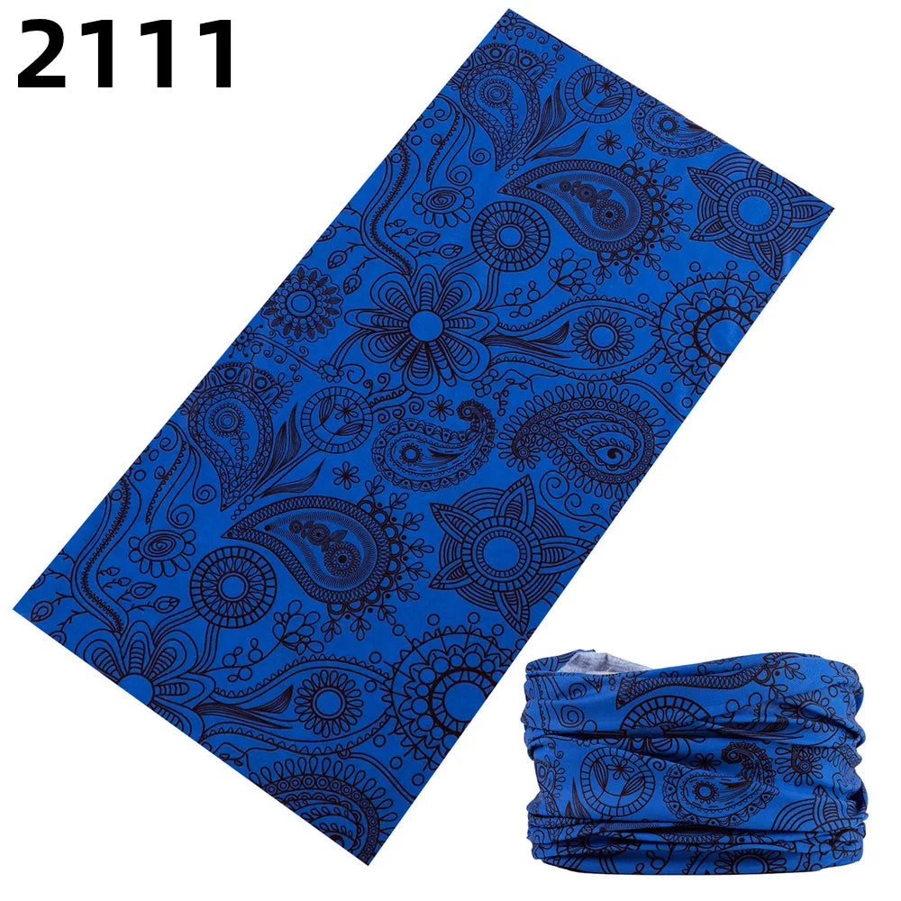 2101Unisex Climbing Hiking Scarf Sport Headwear Bandanas Motorcycle Turban Hand Band Magic Scarves Outdoor Cycling Headband Mask 2111