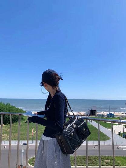 Tonngirls Korean Style Knit T Shirt Women Long Sleeve Skinny Streetwear Pullovers Fake Two Pieces Tops Fashion Autumn Winter Top