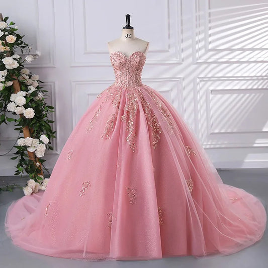 Sonhar Vestidos 15 Quinceanera Dresses Ball Gown Strapless Party Dresses Sweet Ball Gown Customized 15 Year Old Dress Plus Size Badiee Stylez