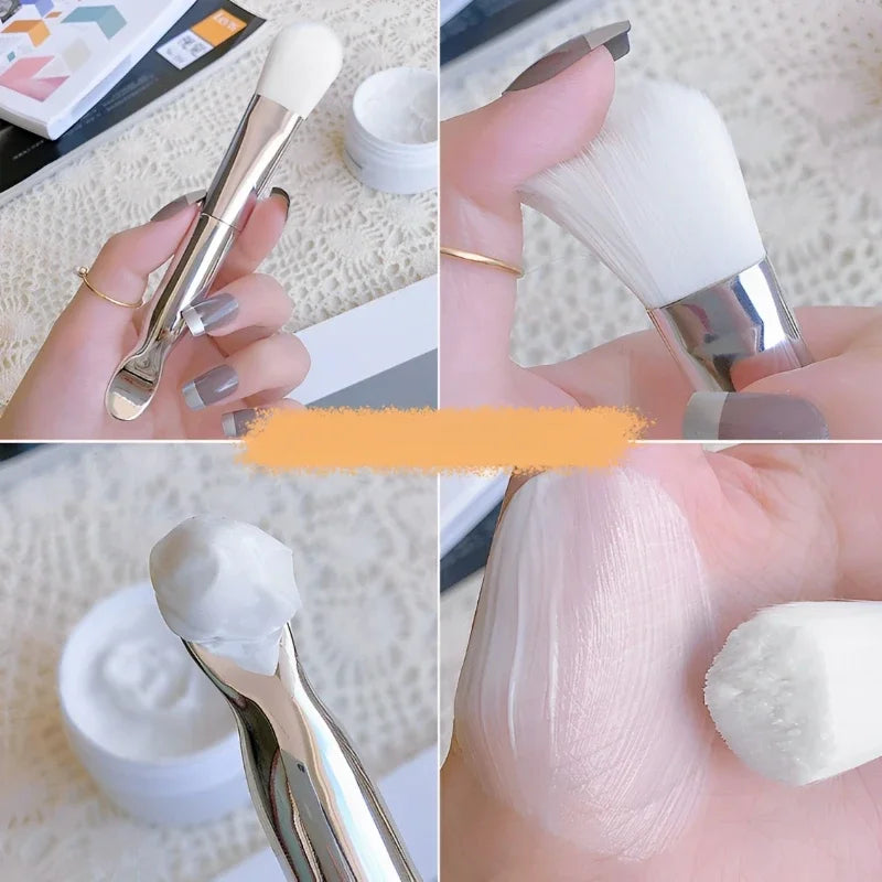 Silicone Face Mask Mixing Bowl Set Mixing Stick Spa Tool Beauty Salon Bowl Spoon Mask Mud Film Brush Silicone Facial Skincare