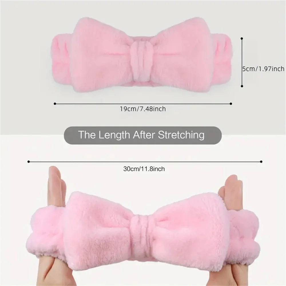 16-Piece Women's bow Headband Velvet large ring matte matte Grip Clip Pink Series Blue Series Black Series Styling Tools set SPA Badiee Stylez