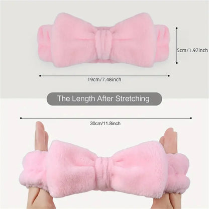 16-Piece Women's bow Headband Velvet large ring matte matte Grip Clip Pink Series Blue Series Black Series Styling Tools set SPA Badiee Stylez