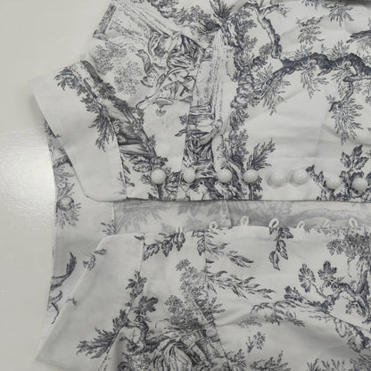 Autumn new women's clothing style elegant, fashionable, casual, sexy commuting long sleeved lace up Chinese style printed dress