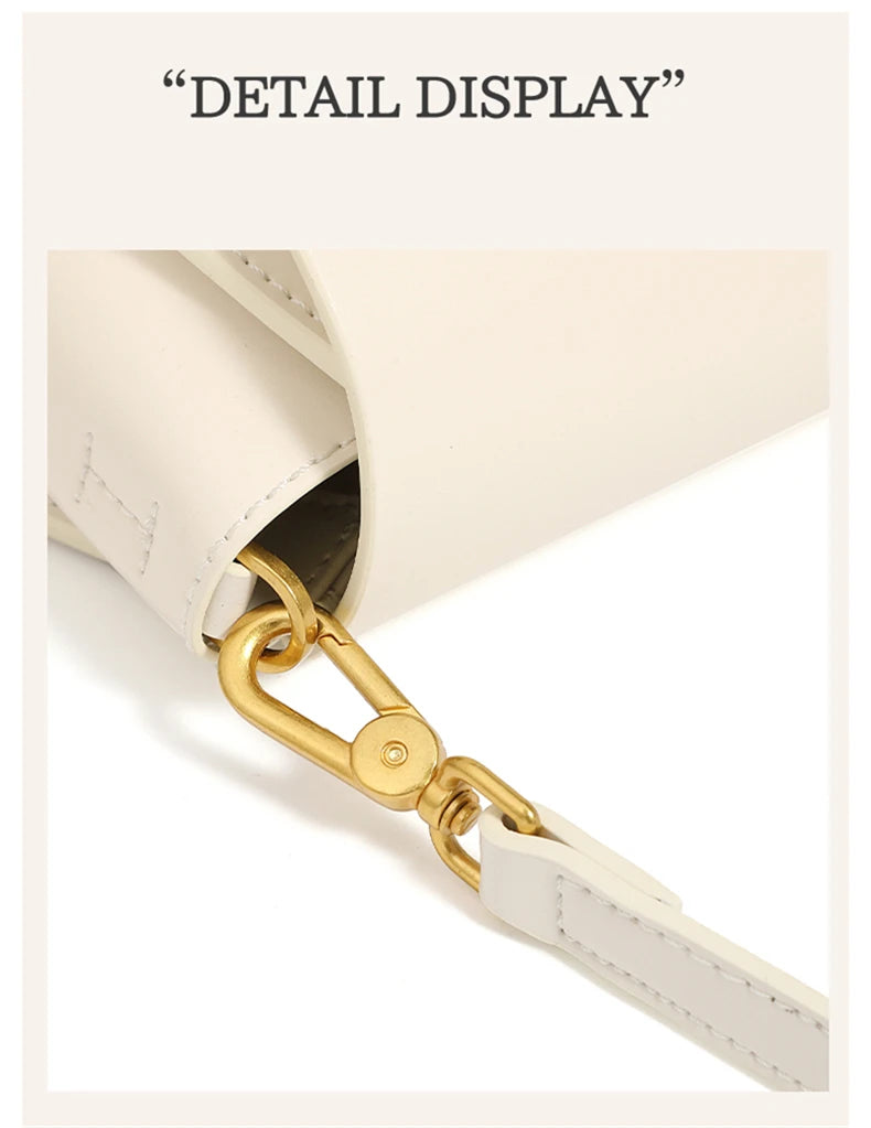 Toptrends Genuine Leather Underarm Shoulder Bags For Women 2025 Luxury Designer Crossbody Purses Envelope Flap Ladies Handbags