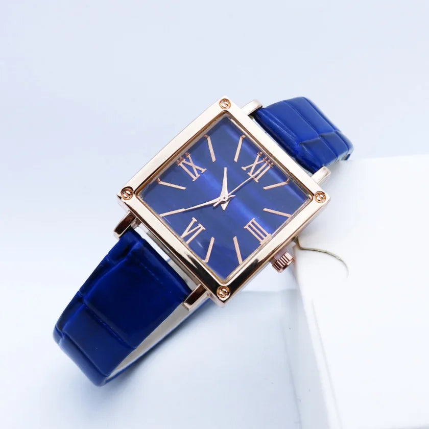 Women's Luxury Quartz Watch Roman Digital Dial Clock Women's Fashion Business Watch Casual Watch Jewelry