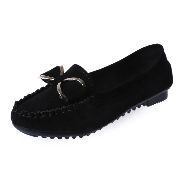 Women's Flat Shoes Fashion Casual Lofers 2023 Ladies Elegant Butterfly-Knot Comfortable Shoes Women Soft Classic Office Shoes