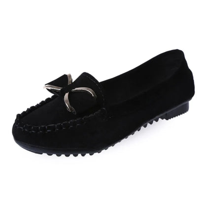 Women's Flat Shoes Fashion Casual Lofers 2023 Ladies Elegant Butterfly-Knot Comfortable Shoes Women Soft Classic Office Shoes