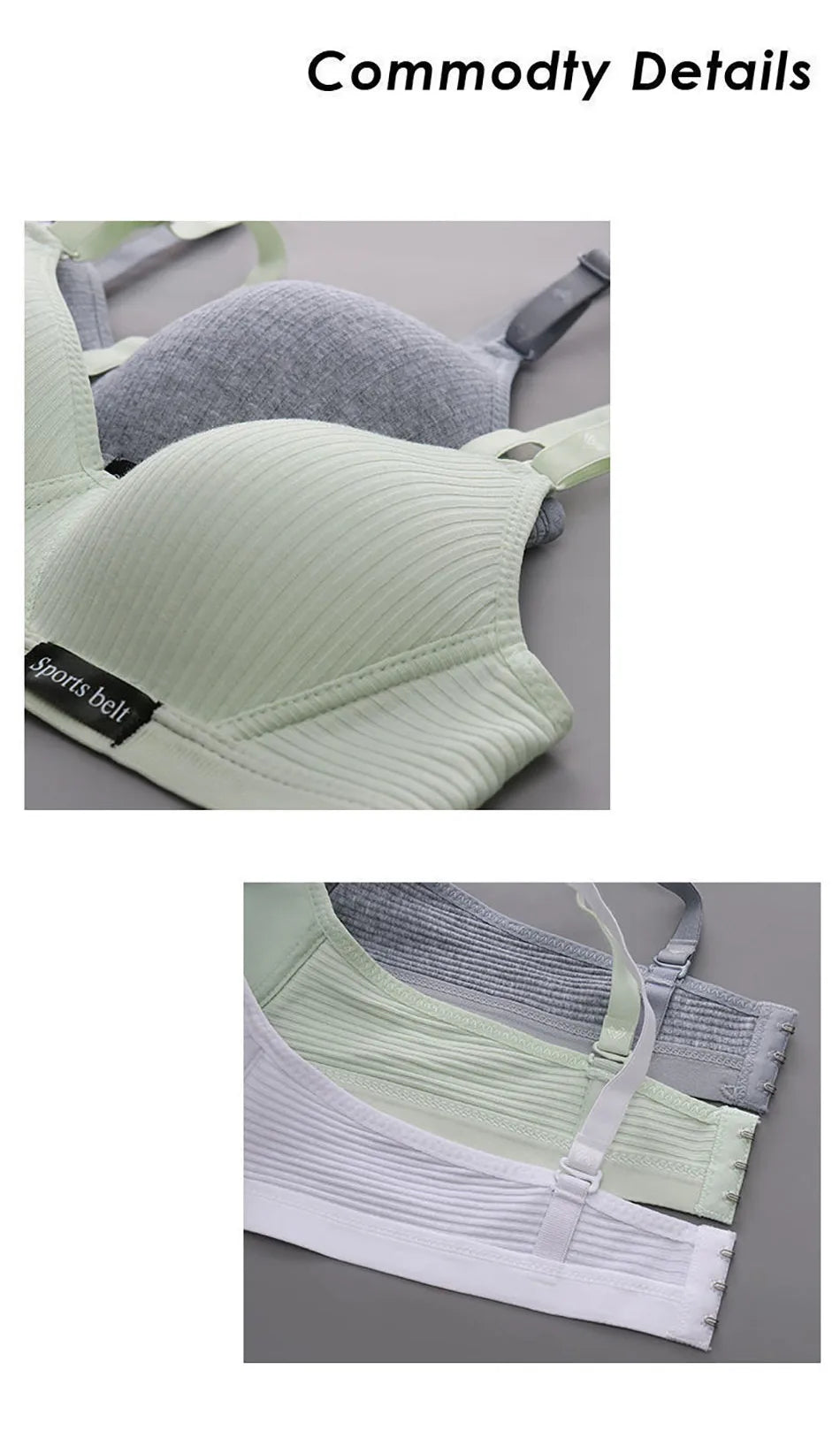 Sport Underwear for Teens Seamless Girl No Underwire Training Bra Soft Skin-Friendly School Girl Small Size Bra Clothing Badiee Stylez