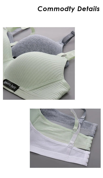 Sport Underwear for Teens Seamless Girl No Underwire Training Bra Soft Skin-Friendly School Girl Small Size Bra Clothing Badiee Stylez