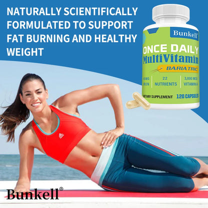 Vitamin Supplement, Once Daily Weight Loss Multivitamin, Multimineral with Iron 45 mg, Supports Weight Management, 120 Capsules