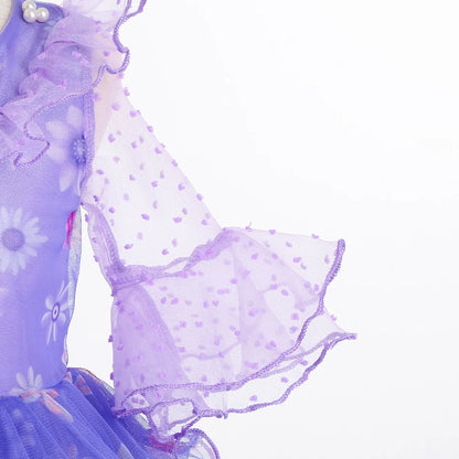 Encanto Princess Costume Isabella Dress Suit Charm for Girls Cosplay Isabela Carnival Christmas Birthday Party Mirabel Clothes