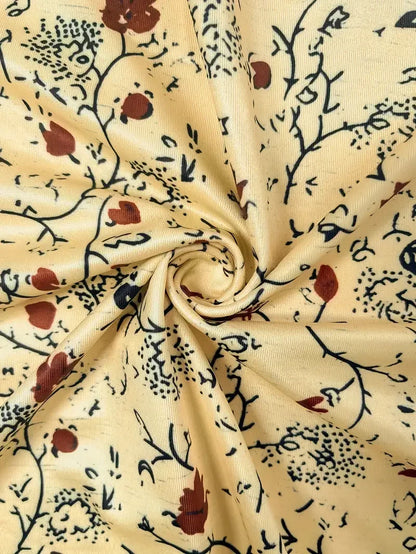 Plus Size 1XL-5XL Women's Fashion Summer Small Floral Print Tank Top Ladies Casual Sleeveless Crew Neck Casual Tank Top