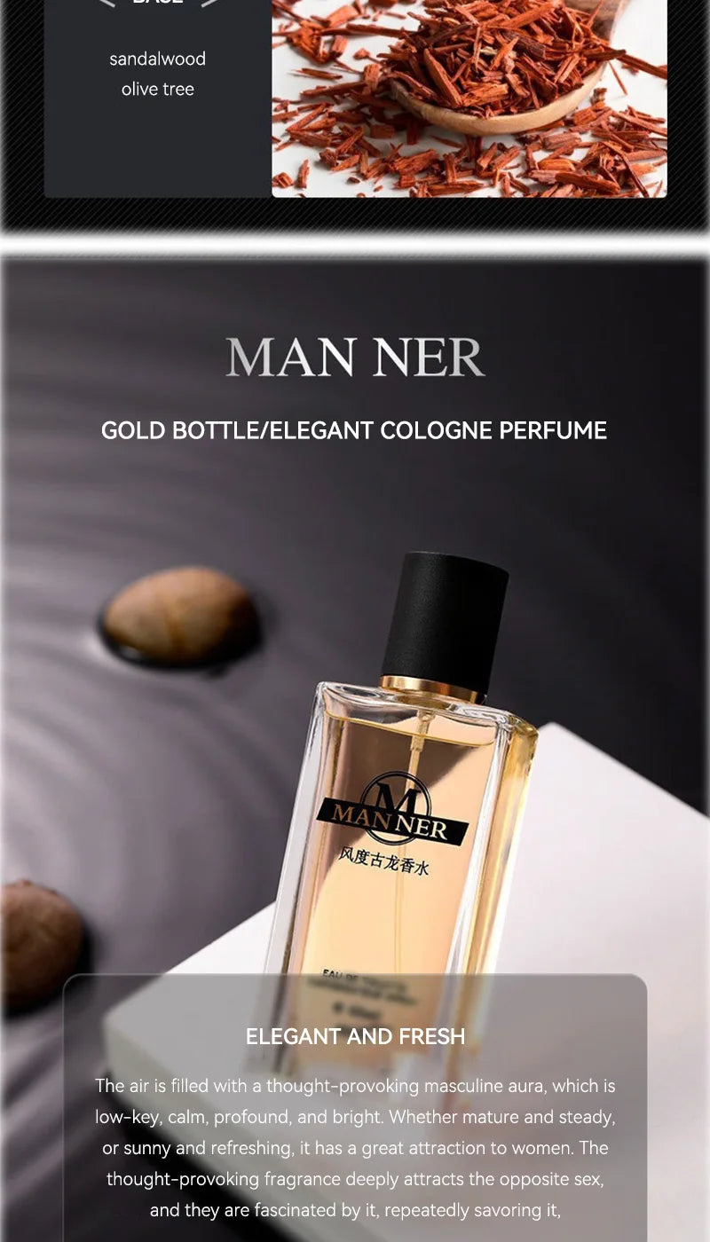 Original brand perfume, men's Cologne, long-lasting talk fragrance, ocean scent, woody cologne - Badiee Stylez