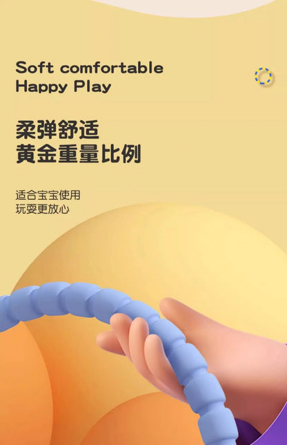 3/4/5/6 Tubes Portable Hula Circle Detachable Exercise Hoops for Children Body Building Sports Hoop Adult Waist Loss Weight Hoop