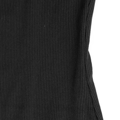 Summer Women's Jumpsuits New Streetwear Fashion Letters Embroidery Jumpsuits Black Sexy Backless Slim Sleeveless Sports Clothing