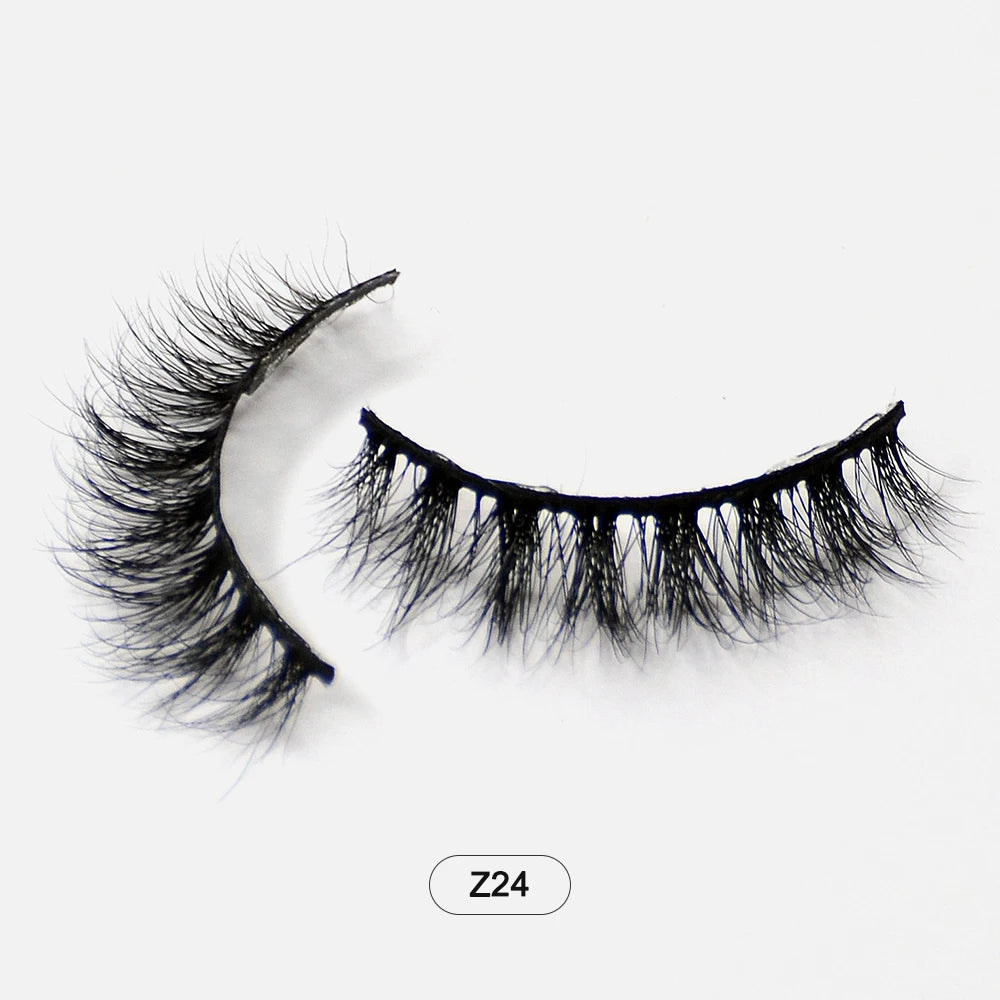 Dropshiping Makeup Mink Lashes Fluffy Soft Full Fake Eyelashes Natural False Eyelashes Wispy Lash Extension Z24 CHINA