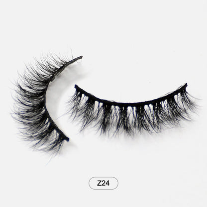 Dropshiping Makeup Mink Lashes Fluffy Soft Full Fake Eyelashes Natural False Eyelashes Wispy Lash Extension Z24 CHINA