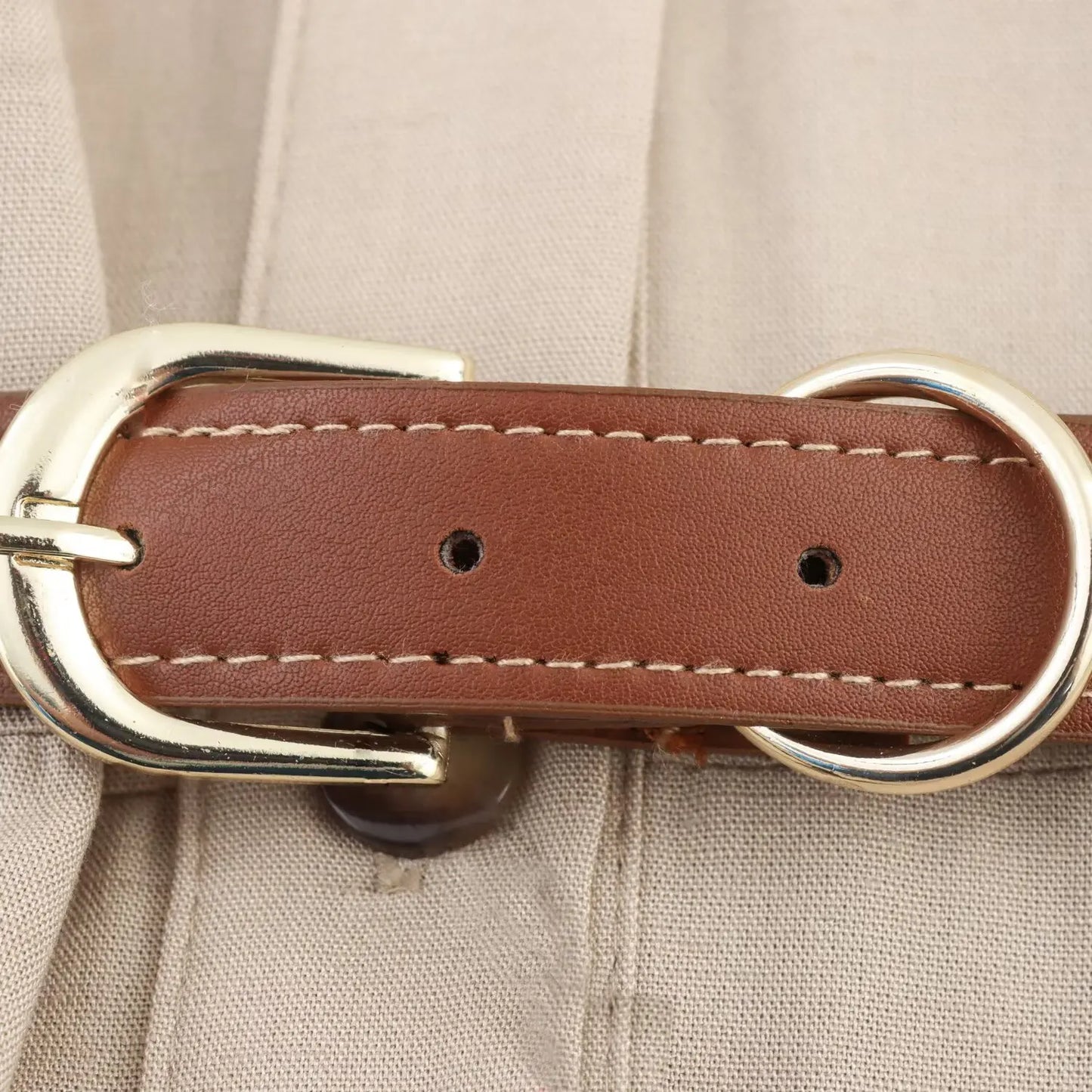 PB&ZA2025 Summer New Arrivals Women's Casual Fashion Simple Commuter Belt Sleeveless Lapel Mini Dress