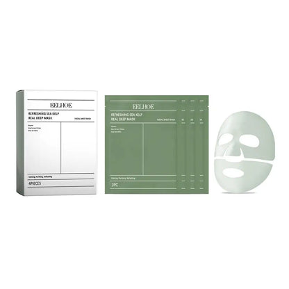 1/4Pcs Deep Collagen Overnight Face Mask Seaweed Collagen Essence Hydrating Overnight Hydrogel Mask Improve Elasticity, Firming