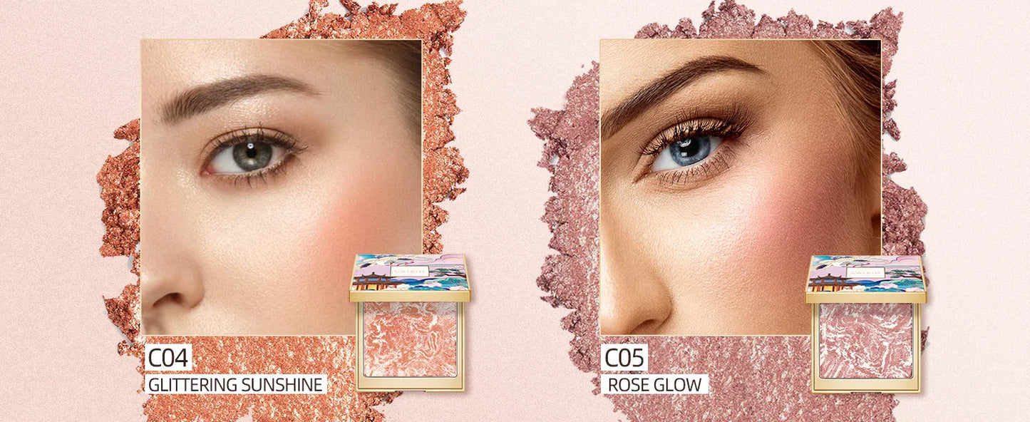 CATKIN Eternal Love Rosy Cranes Blush Drunk In Flower Long-lasting Natural Blush