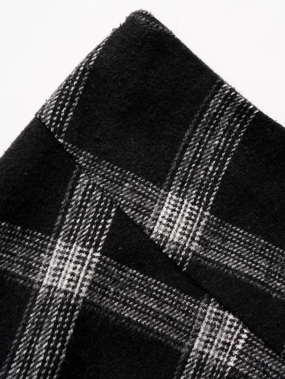 Dressfo Womens Asymmetic Hem Plaid Skirt Buckle Strap Detail Casual Midi A Line Dress Black Skirts 2024 New