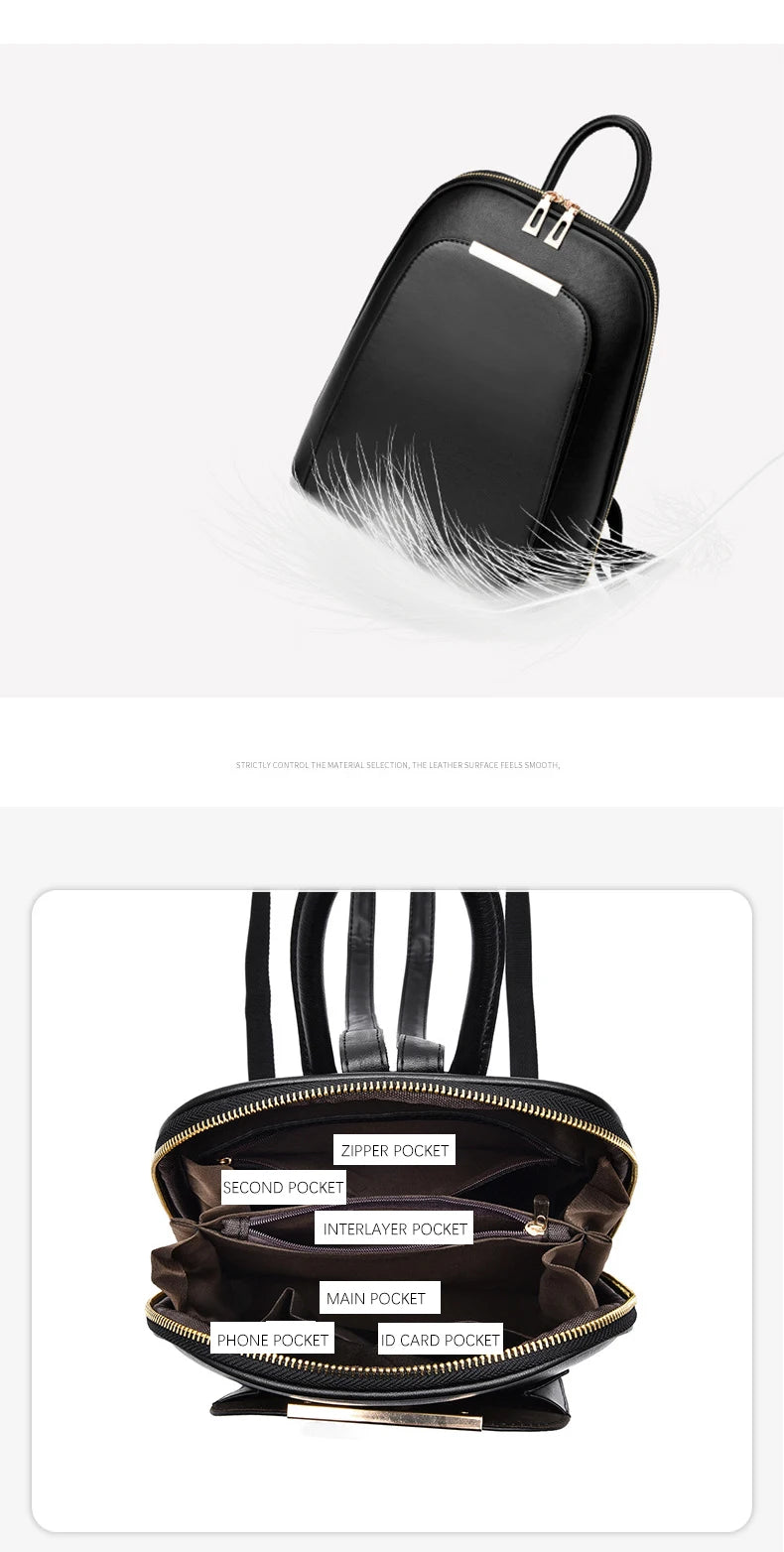 Fashion Sequined Backpack For Women Brand Leather Backpack Female Shoulder Bags Large Capacity Travel Bagpack Women Mochila