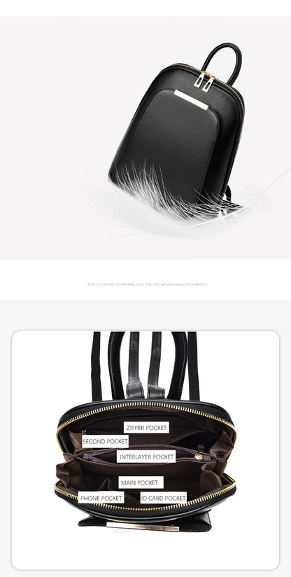 Fashion Sequined Backpack For Women Brand Leather Backpack Female Shoulder Bags Large Capacity Travel Bagpack Women Mochila