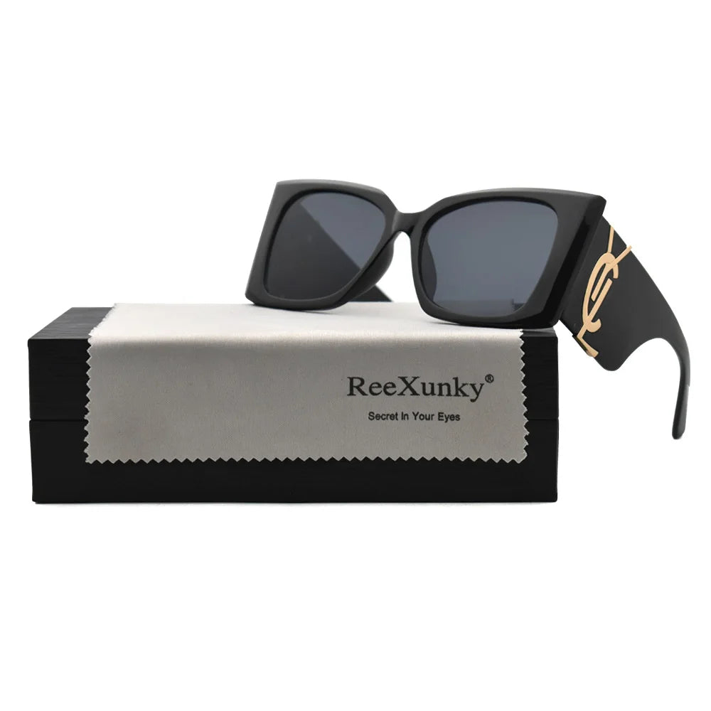 Classic Designer Cat Eye Sunglasses For Women Fashion Trendy Anti-reflective Sun Glasses Ladies Gradient Shades Oculos UV400