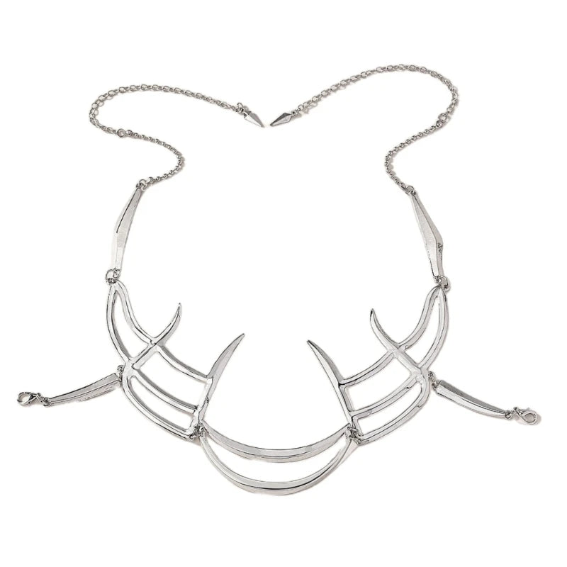 Punk Irregular Mask Gothic Mechanical Alien Fluid Face Accessories Metal Earrings for Women Men Halloween Party Jewelry C