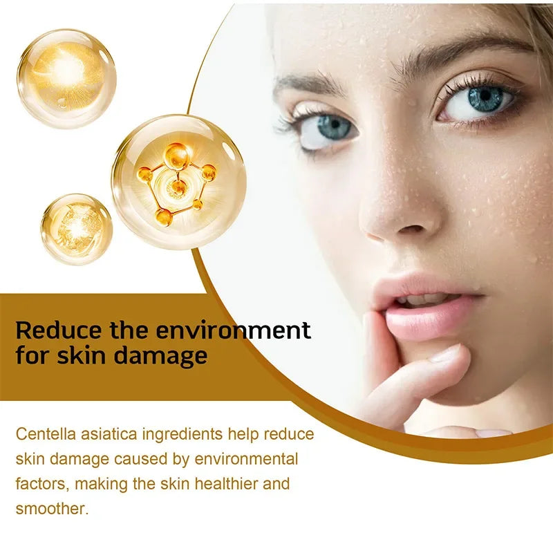 Korean Centella Asiatica Face Serum Nourish Dry Skin Smoothing Rejuvenation Skin Brightening Whitening Cream Facial Moisturizer