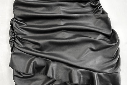 V Neck Sleeveless Ruffled Dress Evening Party Bodycon DressS Elegant Mini Dress for Women Tight DressS Clubwear Vestidos D565