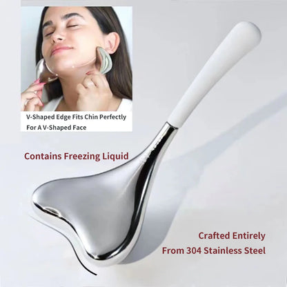 Ice Facial Roller Gua Sha Cryo Sticks Facial Skin Care Beauty Lifting Contouring Tools Reusable Ice Globe Balls Face Massagers