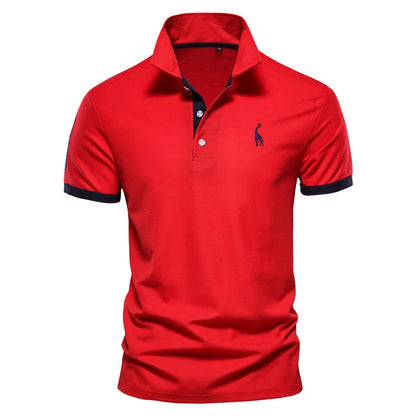 Men's Summer Golf Polo Shirt - High-Quality Casual Short Sleeve Tee in Plus Size (5XL) by [Brand Name]