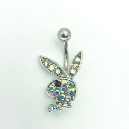 Belly Button Rings for Women Bunny Navel rings Gold color Rabbit Belly Rings Gem stone Belly Piercing Jewelry Body Jewelry 22 1
