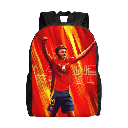 Lamine Y-Yamal Children Backpack for Kids Girls Boys Football Sports Backpacks Kawaii Daycare Child School Bag 11 15 inches