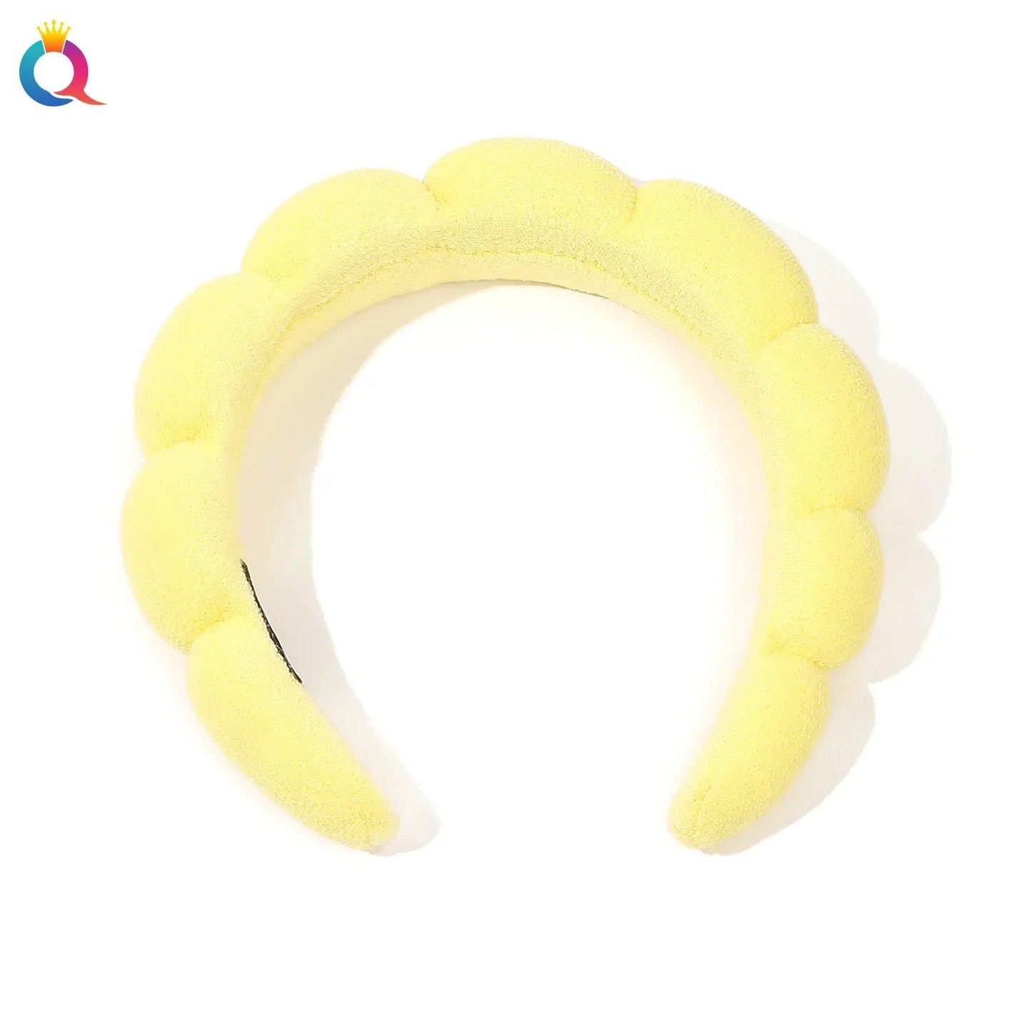 Wash Face Headbands For Women Puffy Sponge Hair Bands Cuff Waterproof Bands Absorbent Wristbands Girls Hair Accessories Set Badiee Stylez