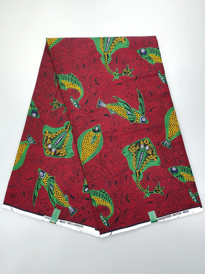 Classical Veritable Wax Guaranteed Real wax print fabric dutch hollandais pagne africa Dress 100% cotton 6yards Beige 1 6Yards 950g