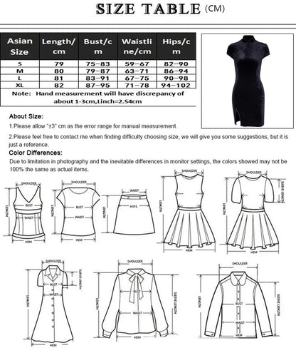 Women Dress Y2K Cheongsam Velvet Elegant Black Sexy Short Sleeve Button Casual Shopping Photo Chinese Dress Tight Fashion Summer Badiee Stylez