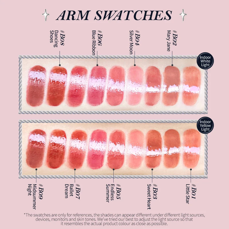 Flower Knows Swan Ballet Series Shine Lipstick