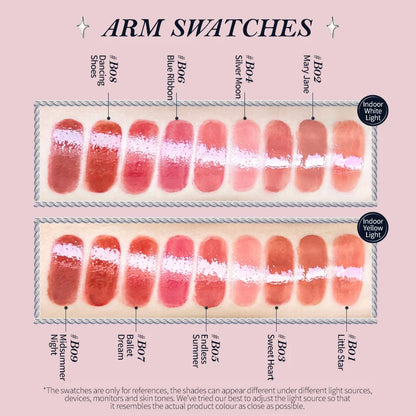 Flower Knows Swan Ballet Series Shine Lipstick