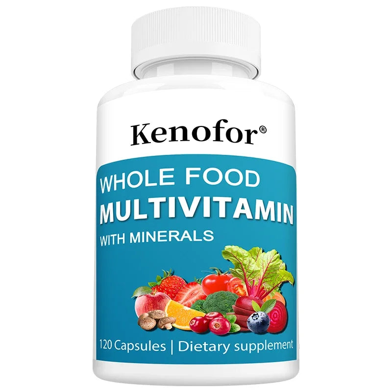 Multivitamin Capsules, Antioxidant, Skin Repair, Liver Health, Improvement of Anemia and Vitamin Deficiency, Support Energy 120 count-1 bottle