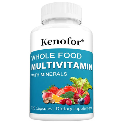 Multivitamin Capsules, Antioxidant, Skin Repair, Liver Health, Improvement of Anemia and Vitamin Deficiency, Support Energy 120 count-1 bottle