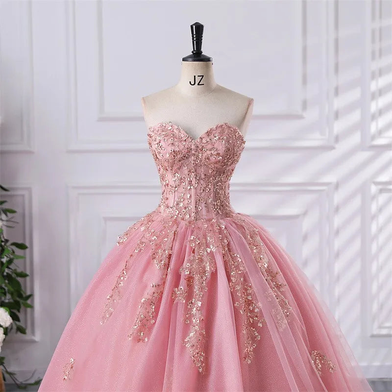 Sonhar Vestidos 15 Quinceanera Dresses Ball Gown Strapless Party Dresses Sweet Ball Gown Customized 15 Year Old Dress Plus Size Badiee Stylez