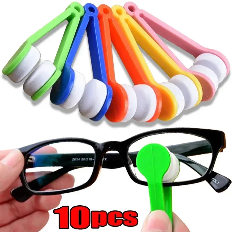 10/5/1pcs Portable Multifunctional Glasses Cleaning Rub Eyeglass Sunglasses Spectacles Microfiber Cleaning Brushes Wiping Tools Badiee Stylez
