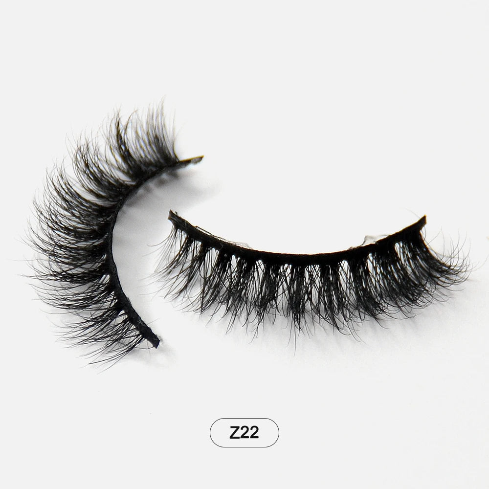 Dropshiping Makeup Mink Lashes Fluffy Soft Full Fake Eyelashes Natural False Eyelashes Wispy Lash Extension Z22 CHINA