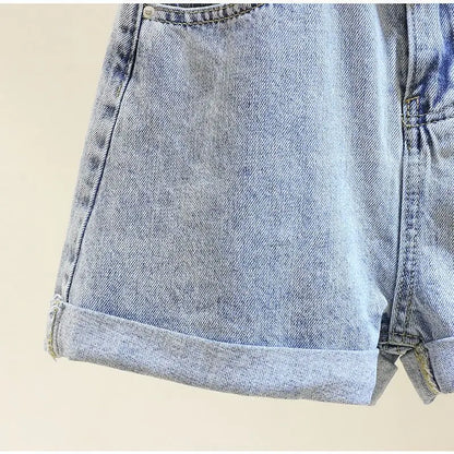 Women's Denim Shorts Summer 2024 New Loose Wide Leg Short Jeans Female Casual Clothes A-line Pants for Women