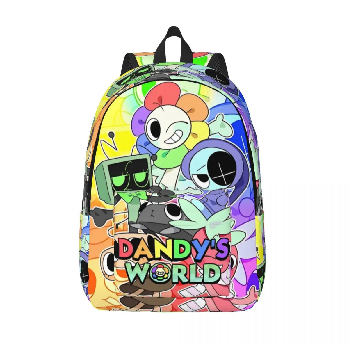 Dandys World Cool Backpack Lightweight High School Hiking Travel Game Logo Daypack for Men Women Laptop Computer Shoulder Bag
