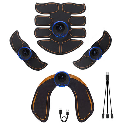 Electric Abdominal Muscle Stimulator EMS Wireless Buttocks Hip Trainer Weight Loss Body Slimming For Arm Back Leg Waist Fitness Option4