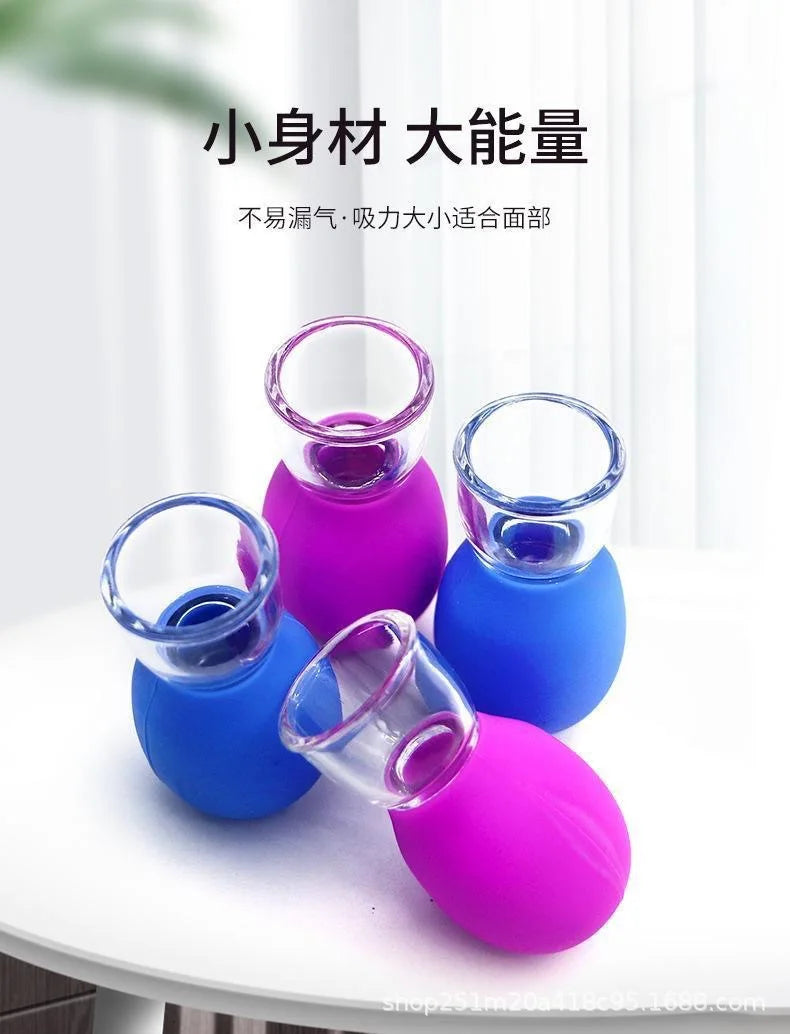 Silicone Face Massager Vacuum Eye Skin Face Lifting Facial Cups Anti Cellulite Jar Anti-Wrinkle Cupping Therapy Beauty Tool