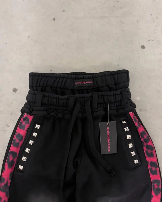 Eyehategarment Pants Fashion American Hip Hop Women Jogger Drawstring Sweatpants Oversize Double Waist Cargo Trousers Streetwear